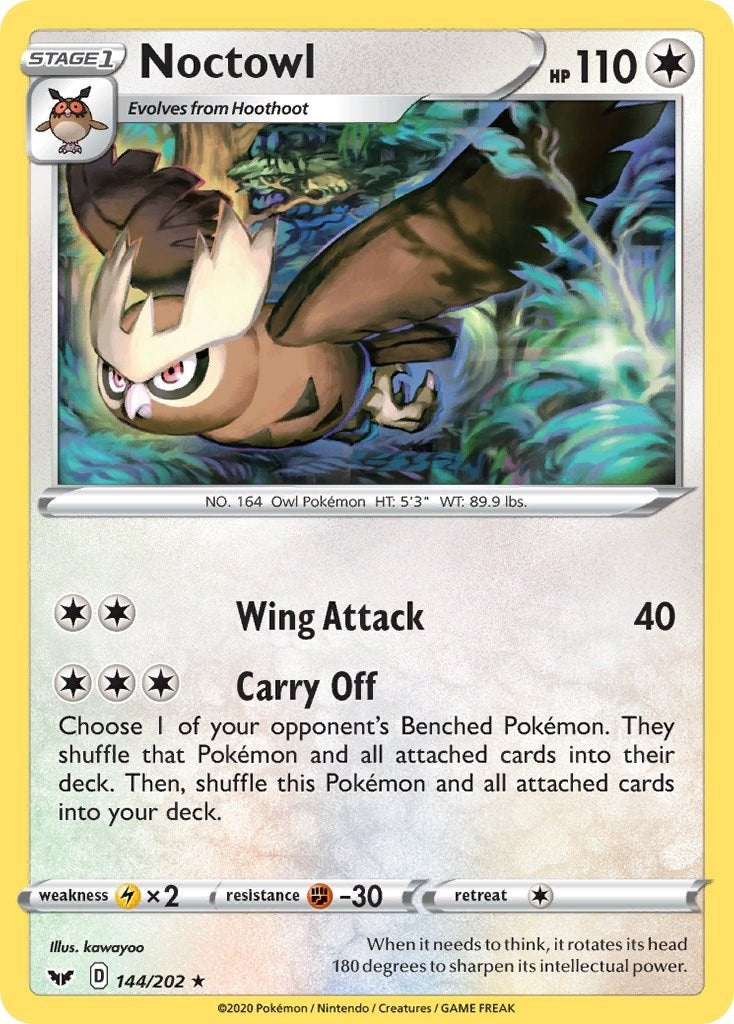 Image for Noctowl (144/202) [SWSH01: Sword & Shield Base Set] - Pokemon