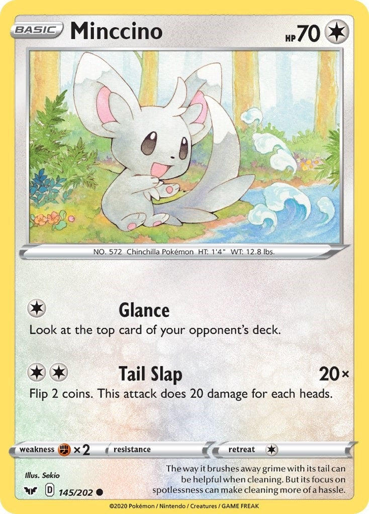 Image for Minccino (145) (145/202) [SWSH01: Sword & Shield Base Set] - Pokemon