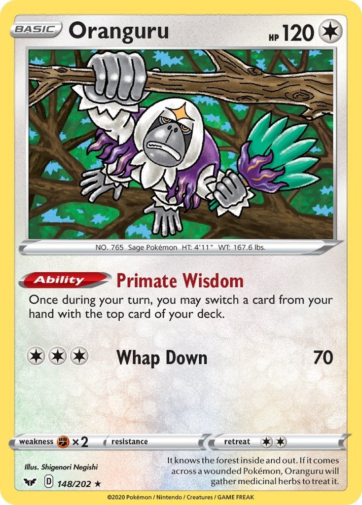 Image for Oranguru (148/202) [SWSH01: Sword & Shield Base Set] - Pokemon