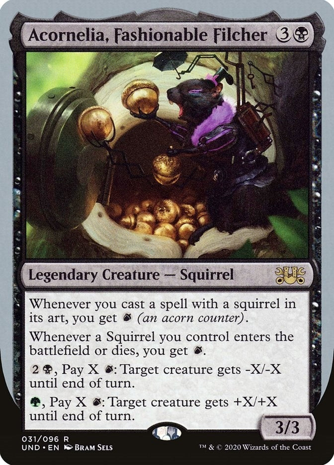 Image for Acornelia, Fashionable Filcher (31) [Unsanctioned] - Magic: The Gathering