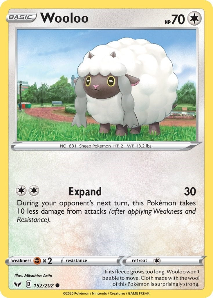 Image for Wooloo (152) (152/202) [SWSH01: Sword & Shield Base Set] - Pokemon