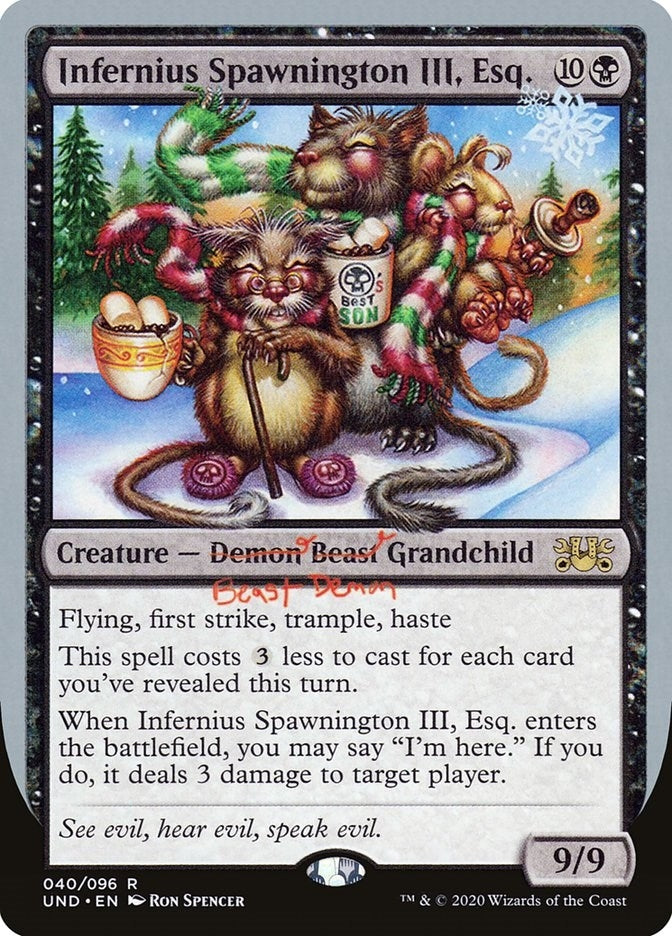 Image for Infernius Spawnington III, Esq. (40) [Unsanctioned] - Magic: The Gathering