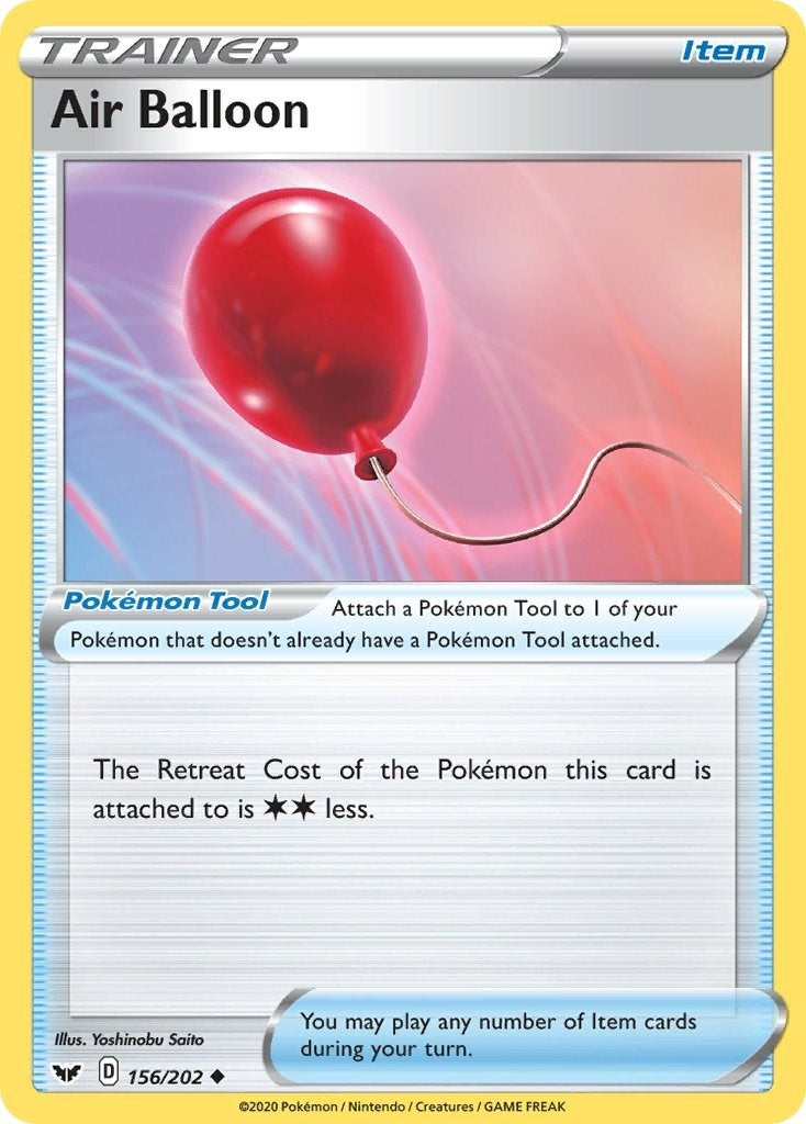 Image for Air Balloon (156/202) [SWSH01: Sword & Shield Base Set] - Pokemon