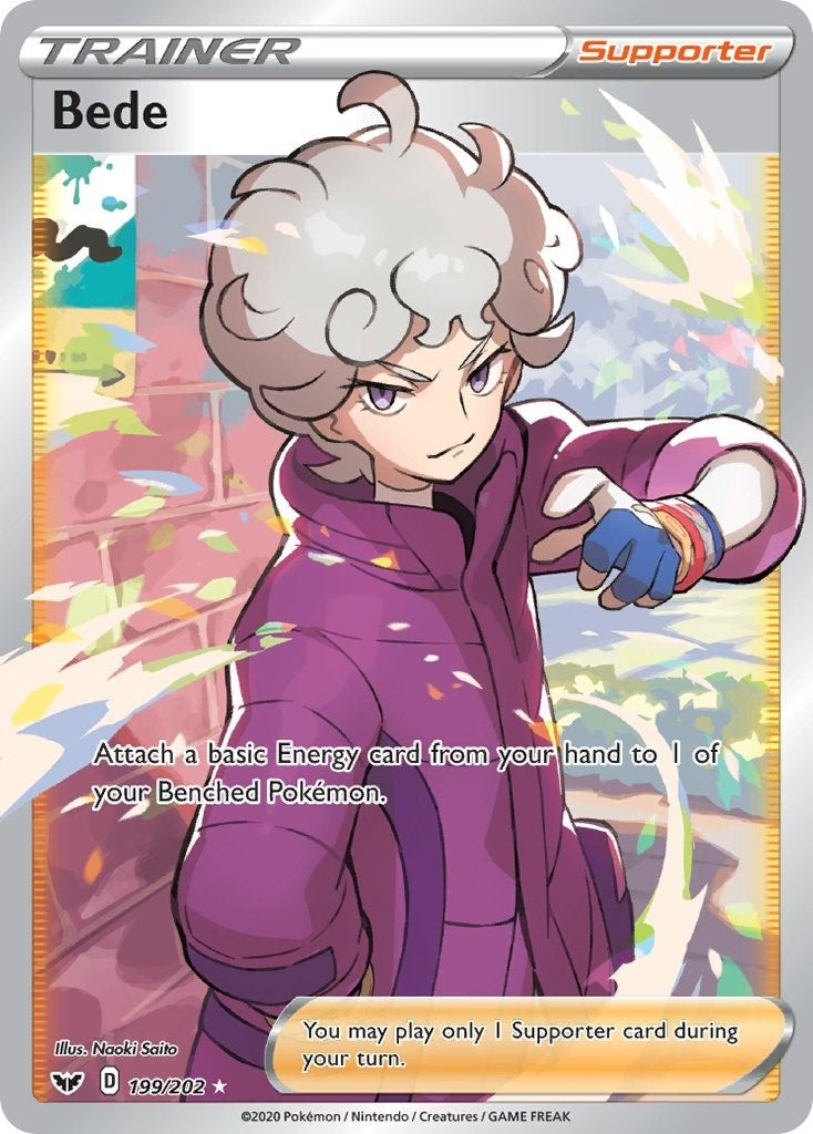 Image for Bede (Full Art) (199/202) [SWSH01: Sword & Shield Base Set] - Pokemon