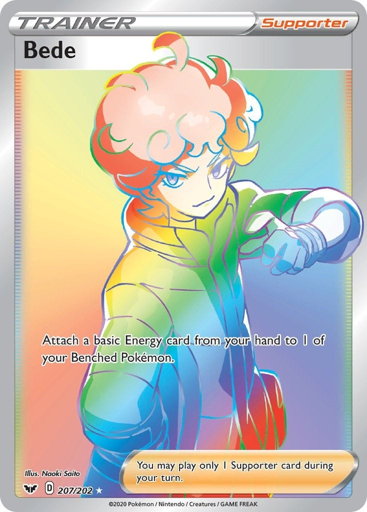 Image for Bede (Secret) (207/202) [SWSH01: Sword & Shield Base Set] - Pokemon