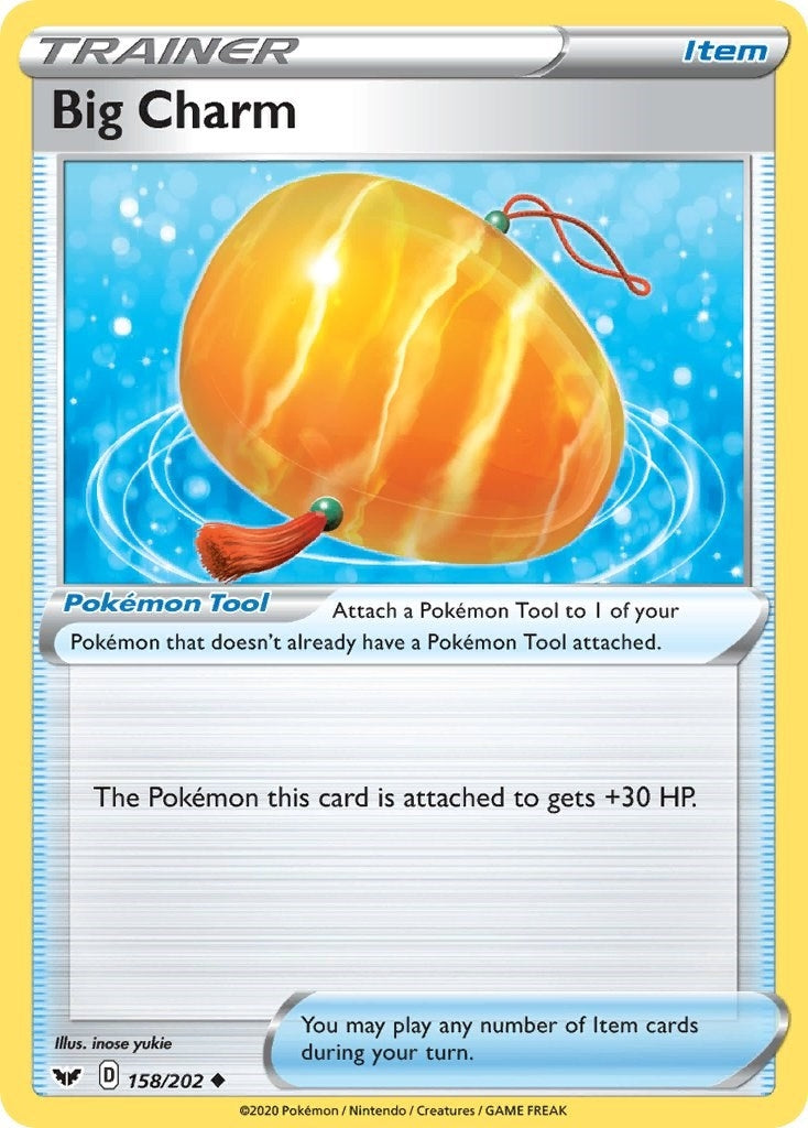 Image for Big Charm (158/202) [SWSH01: Sword & Shield Base Set] - Pokemon