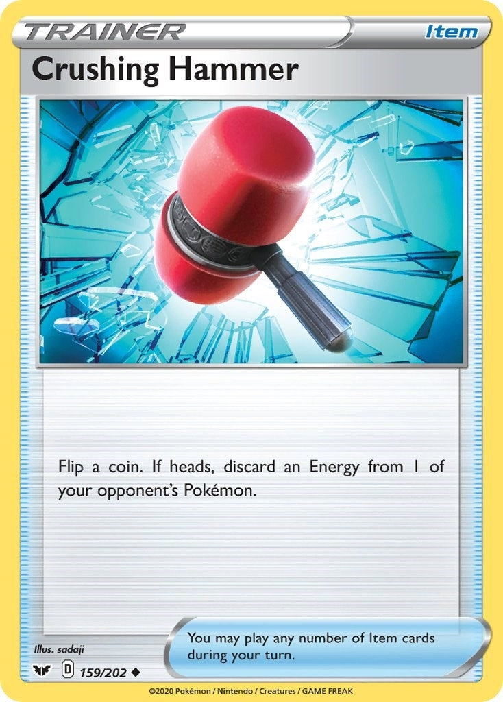 Image for Crushing Hammer (159/202) [SWSH01: Sword & Shield Base Set] - Pokemon