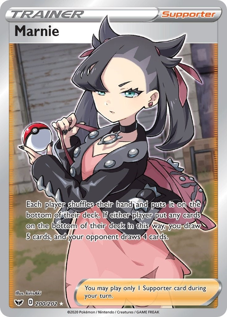 Image for Marnie (Full Art) (200/202) [SWSH01: Sword & Shield Base Set] - Pokemon