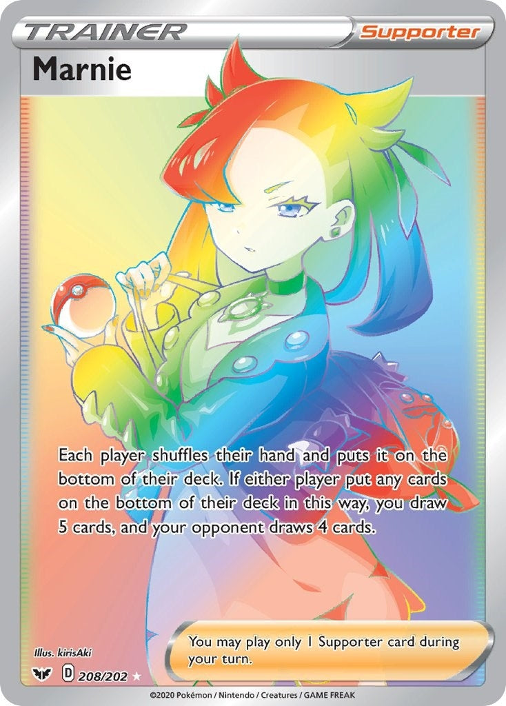 Image for Marnie (Secret) (208/202) [SWSH01: Sword & Shield Base Set] - Pokemon