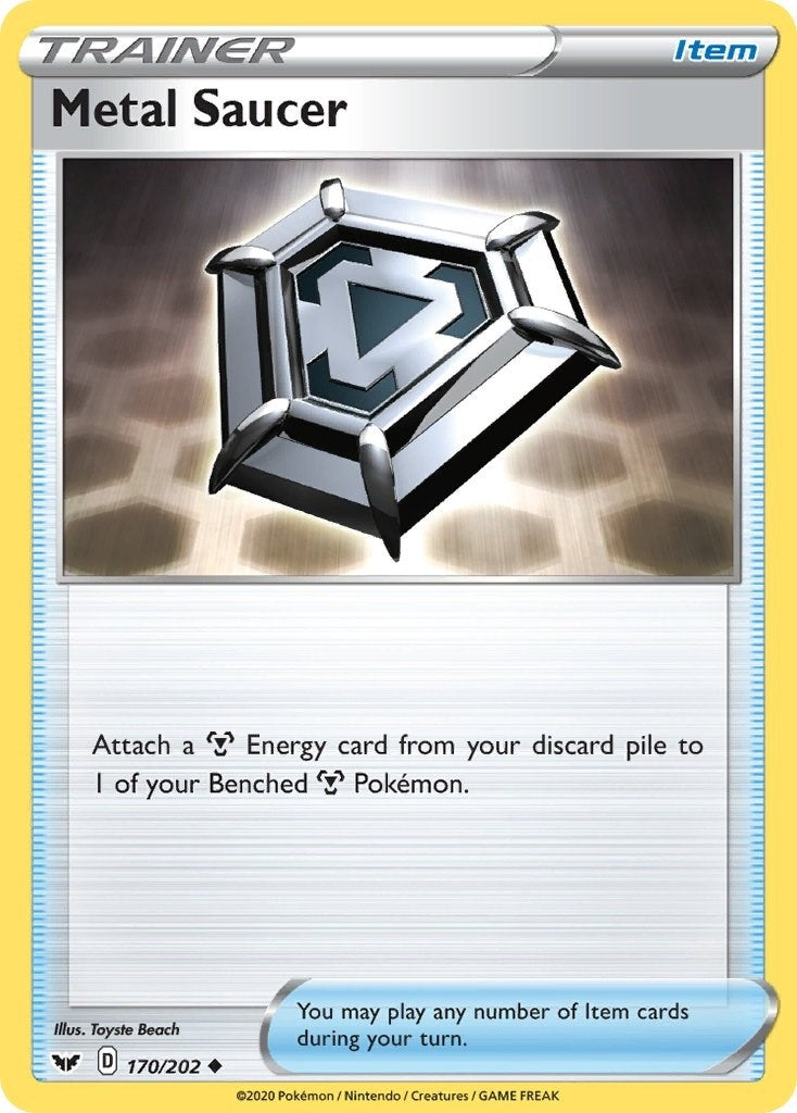 Image for Metal Saucer (170/202) [SWSH01: Sword & Shield Base Set] - Pokemon