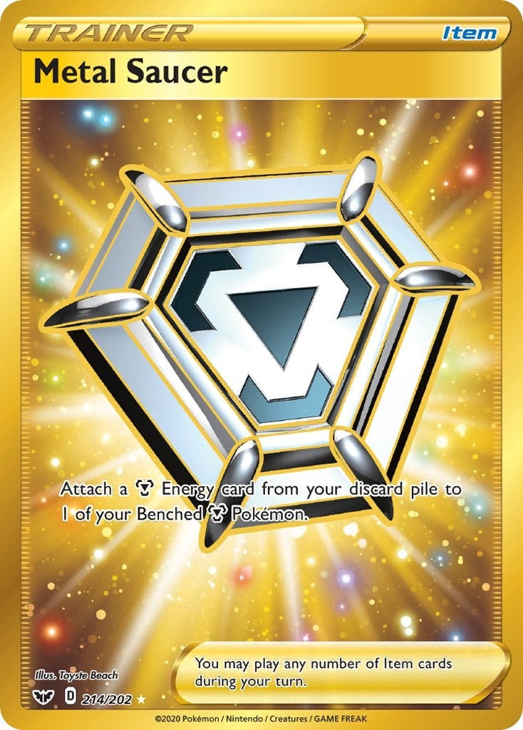 Image for Metal Saucer (Secret) (214/202) [SWSH01: Sword & Shield Base Set] - Pokemon