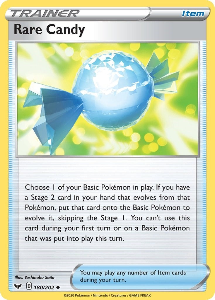 Image for Rare Candy (180/202) [SWSH01: Sword & Shield Base Set] - Pokemon