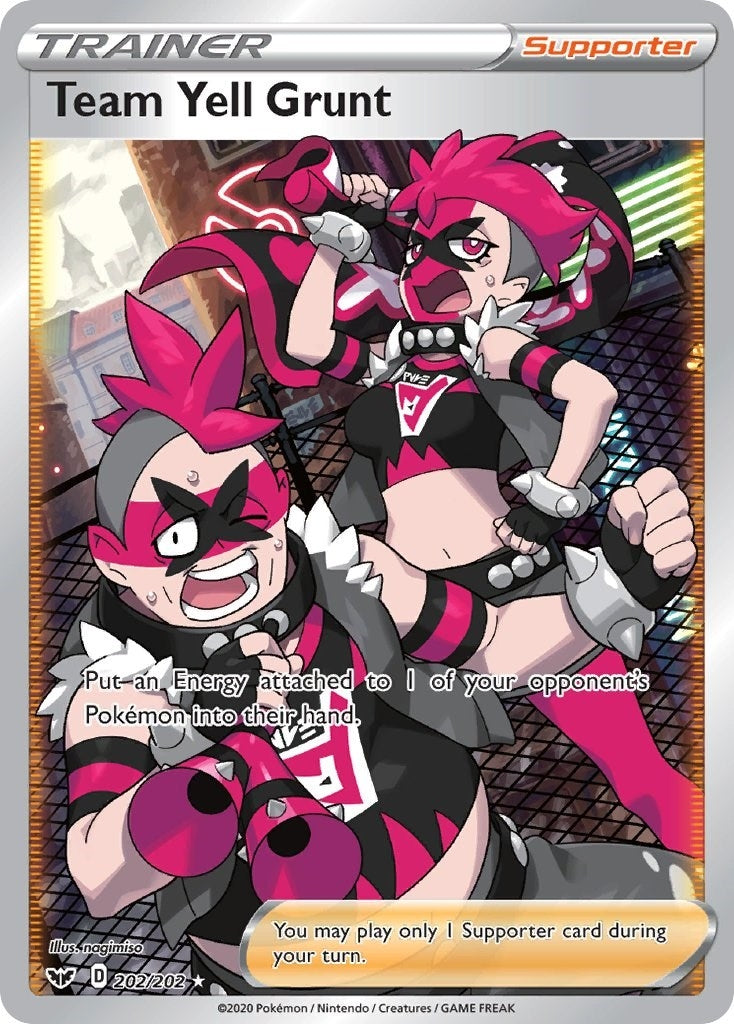 Image for Team Yell Grunt (Full Art) (202/202) [SWSH01: Sword & Shield Base Set] - Pokemon