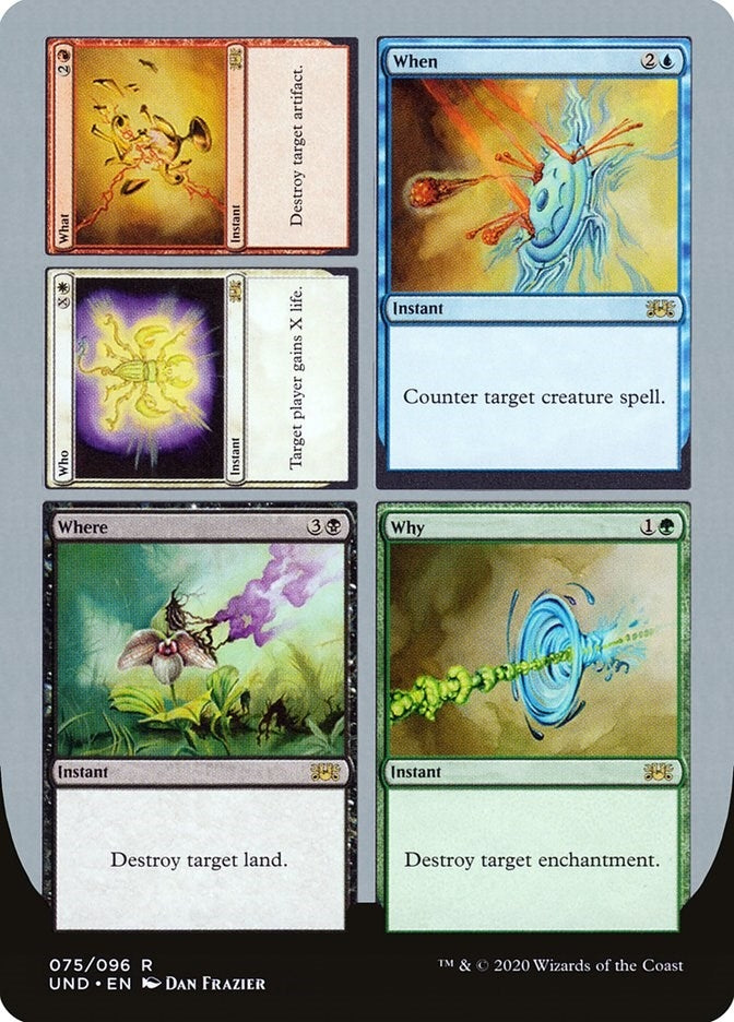 Image for Who // What // When // Where // Why (75) [Unsanctioned] - Magic: The Gathering