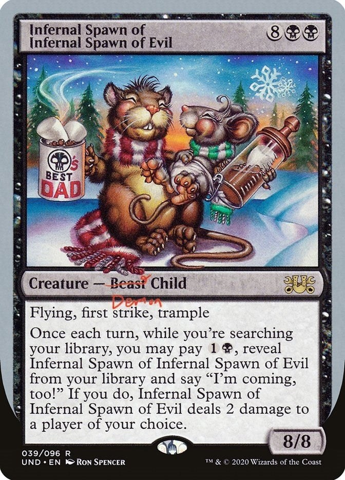 Image for Infernal Spawn of Infernal Spawn of Evil (39) [Unsanctioned] - Magic: The Gathering