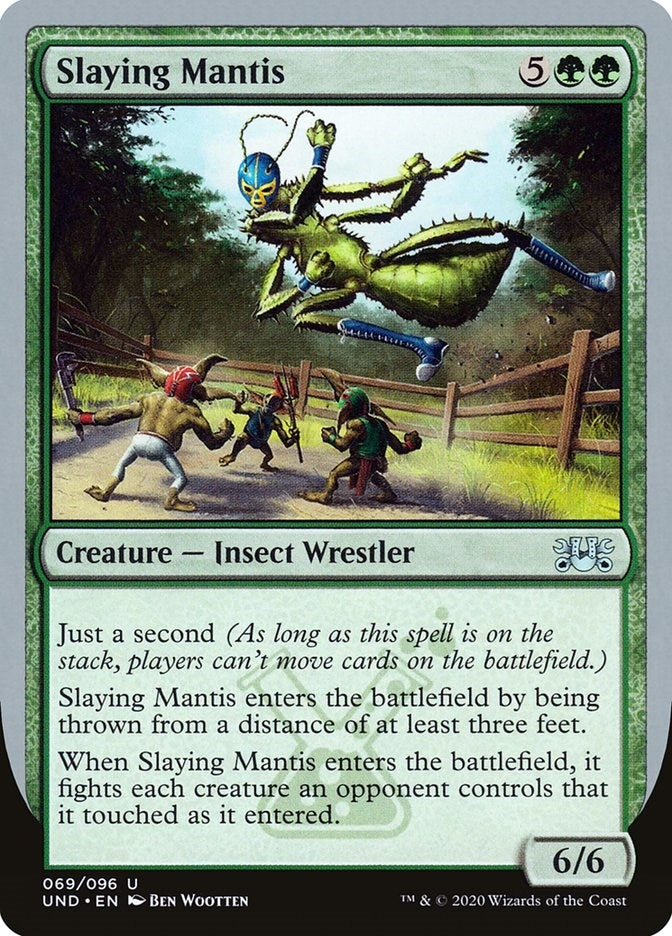 Image for Slaying Mantis (69) [Unsanctioned] - Magic: The Gathering