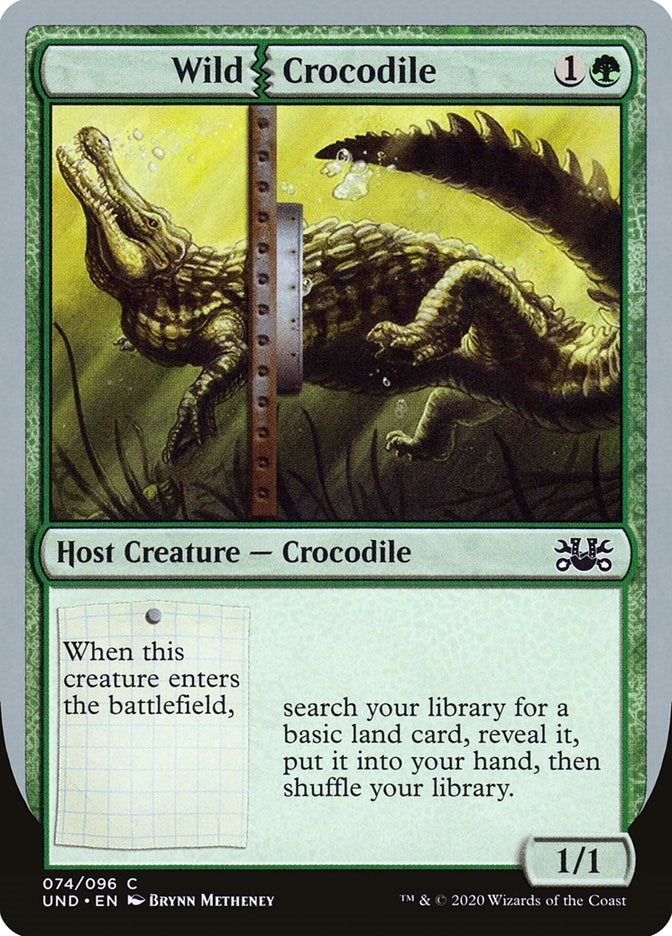 Image for Wild Crocodile (74) [Unsanctioned] - Magic: The Gathering