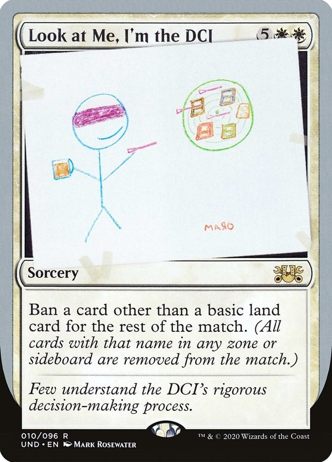 Image for Look at Me, I'm the DCI (10) [Unsanctioned] - Magic: The Gathering