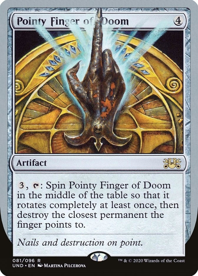 Image for Pointy Finger of Doom (81) [Unsanctioned] - Magic: The Gathering