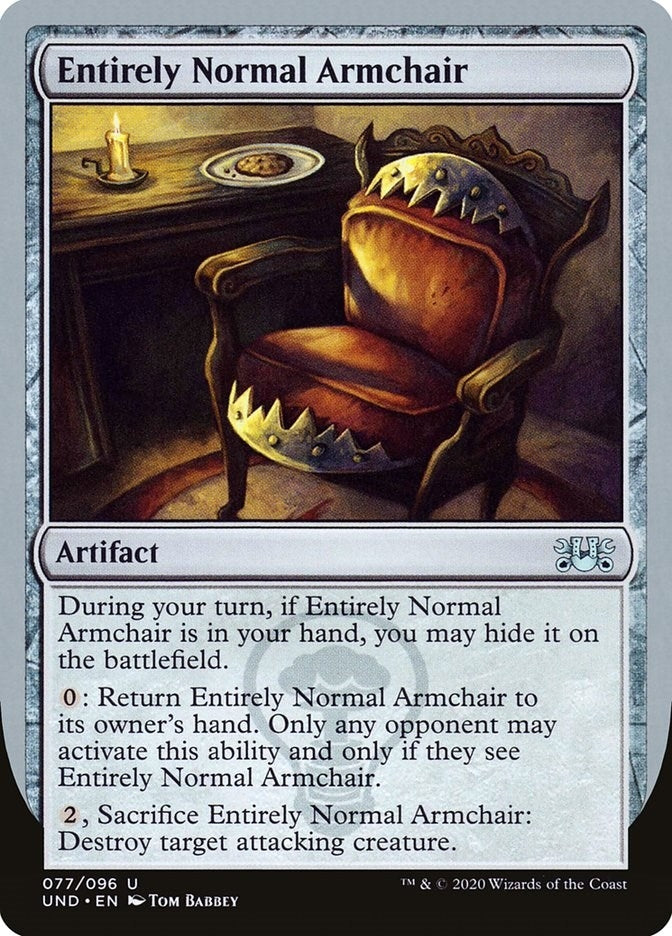 Image for Entirely Normal Armchair (77) [Unsanctioned] - Magic: The Gathering