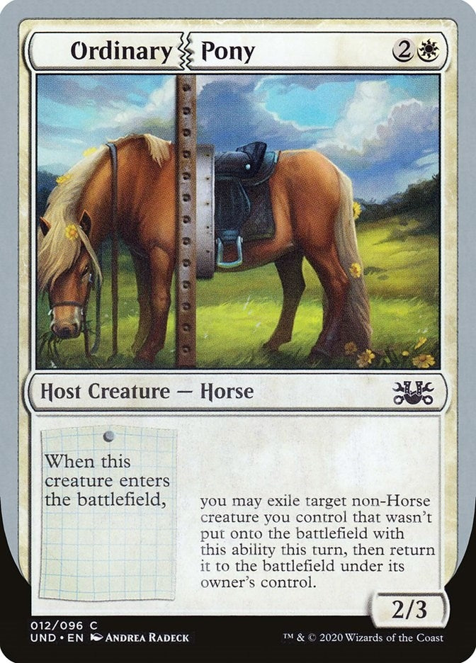 Image for Ordinary Pony (12) [Unsanctioned] - Magic: The Gathering