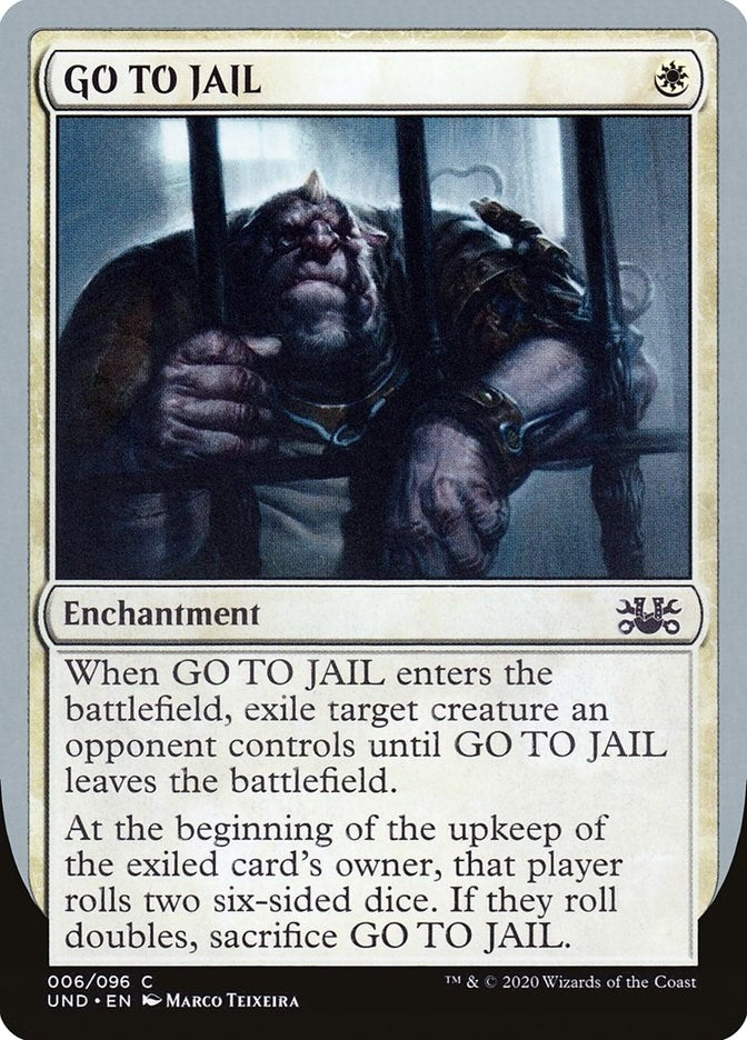 Image for GO TO JAIL (6) [Unsanctioned] - Magic: The Gathering