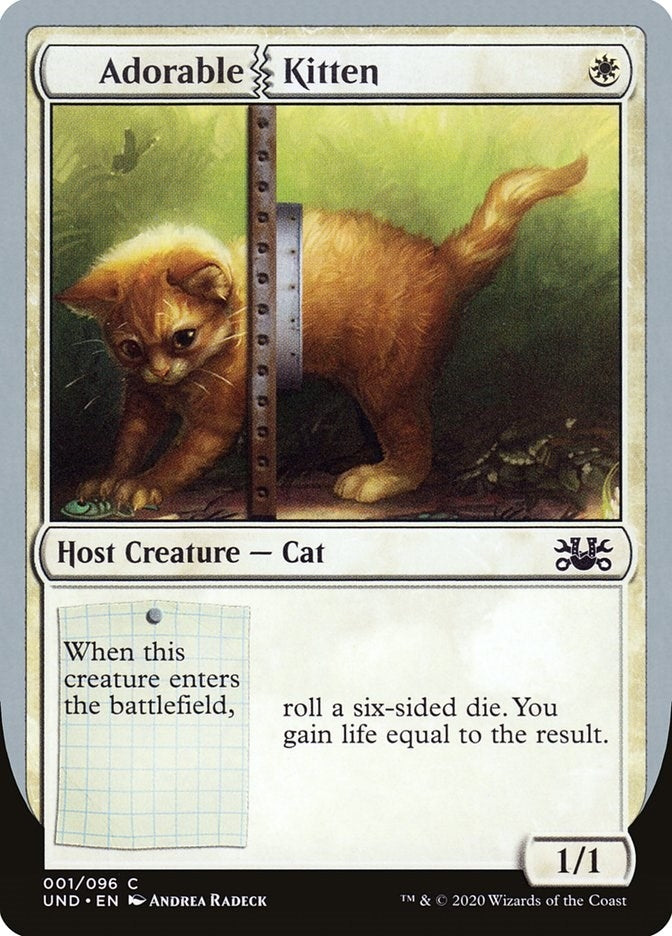 Image for Adorable Kitten (1) [Unsanctioned] - Magic: The Gathering