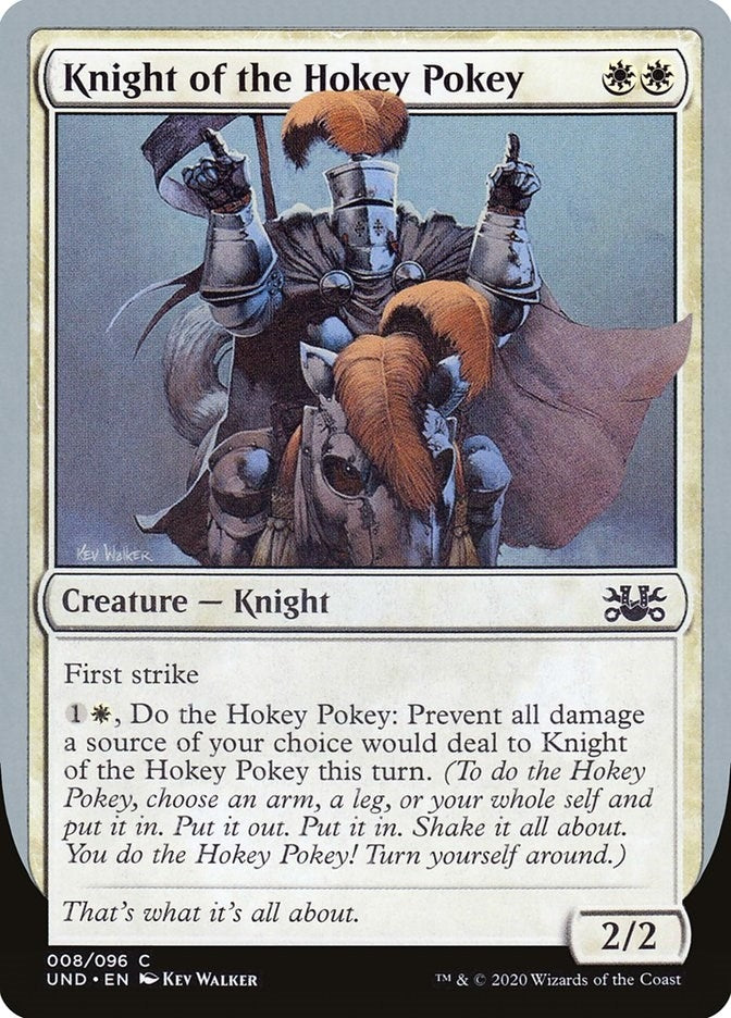 Image for Knight of the Hokey Pokey (8) [Unsanctioned] - Magic: The Gathering