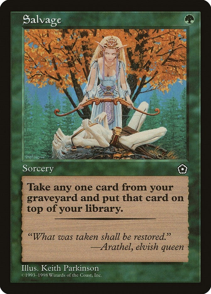Image for Salvage [Portal Second Age] - Magic: The Gathering
