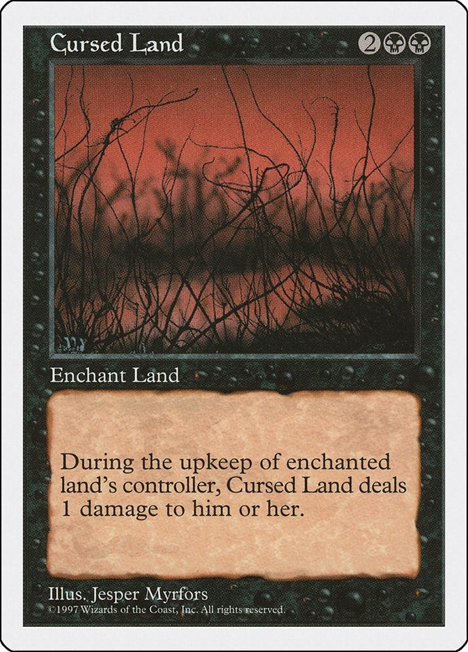 Image for Cursed Land [Fifth Edition] - Magic: The Gathering