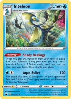 Image for Inteleon (058/202) [Deck Exclusives] - Pokemon
