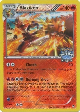 Image for Blaziken - 14/111 (National Championships) (014/111) [League & Championship Cards] - Pokemon