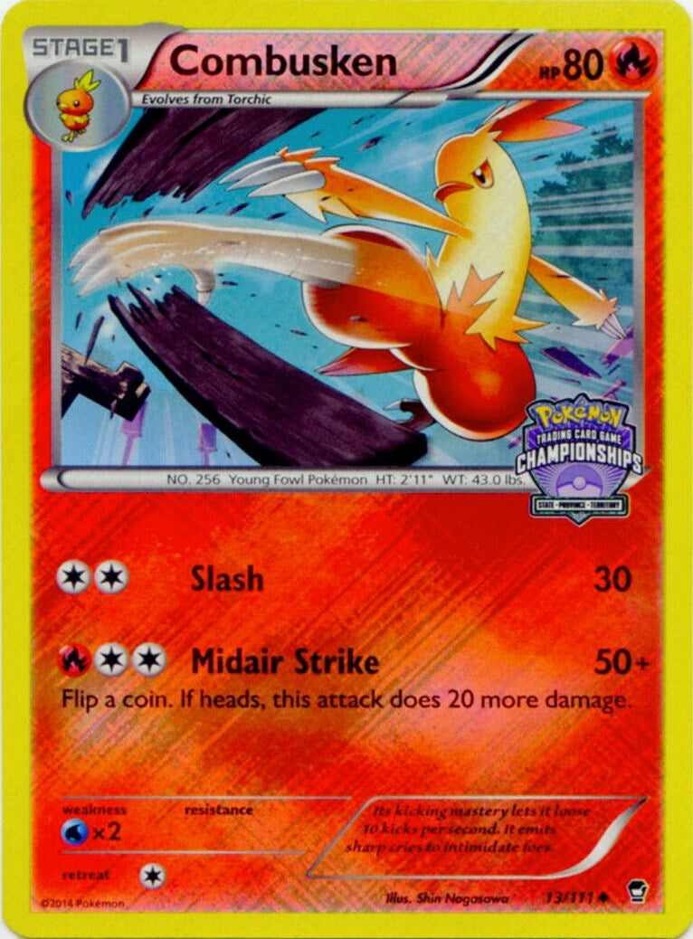 Image for Combusken - 13/111 (State Championships) (013/111) [League & Championship Cards] - Pokemon