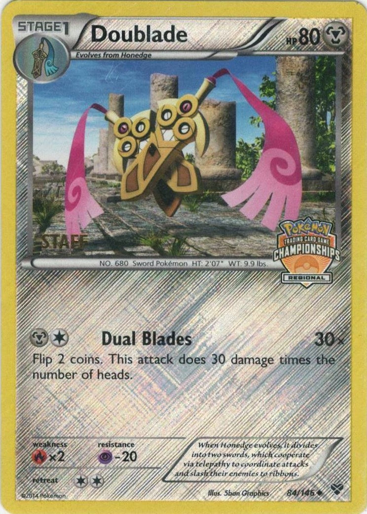 Image for Doublade - 84/146 (Regional Championships) [Staff] (084/146) [League & Championship Cards] - Pokemon