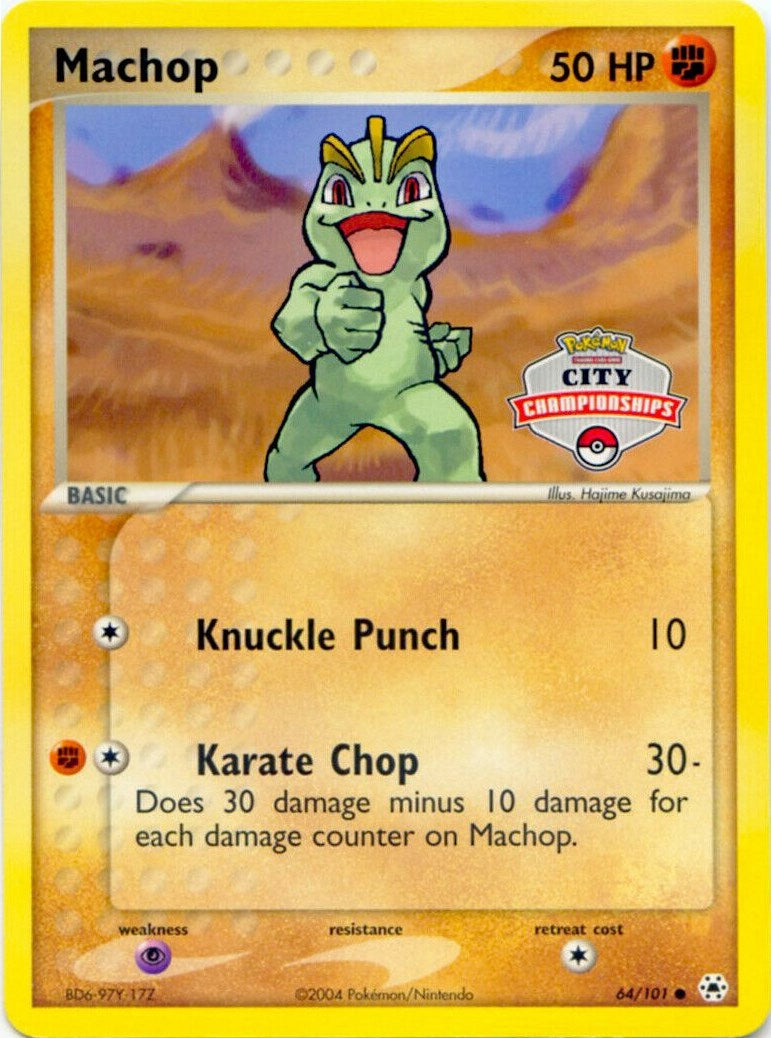 Image for Machop - 64/100 (City Championships) (064/100) [League & Championship Cards] - Pokemon