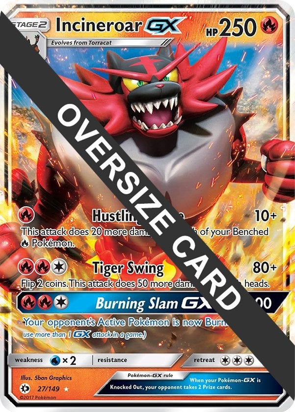 Image for Incineroar GX (027/149) [Jumbo Cards] - Pokemon