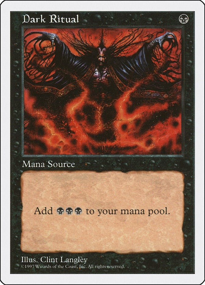 Image for Dark Ritual [Fifth Edition] - Magic: The Gathering