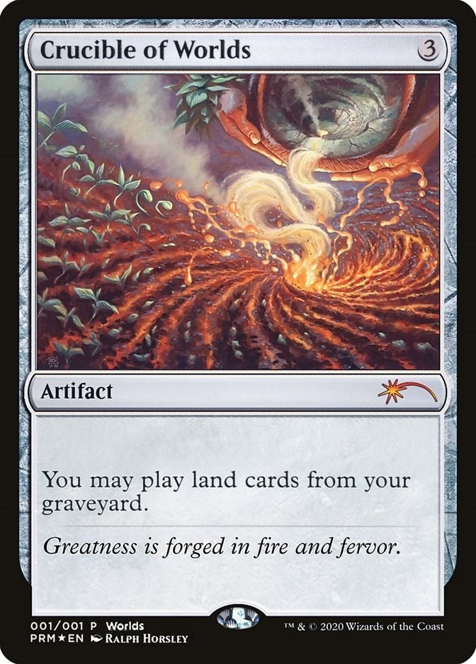Image for Crucible of Worlds (1) [Unique and Miscellaneous Promos] - Magic: The Gathering