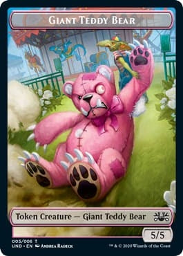 Image for Giant Teddy Bear // Acorn Stash Double-sided Token (5 // 6) [Unsanctioned] - Magic: The Gathering