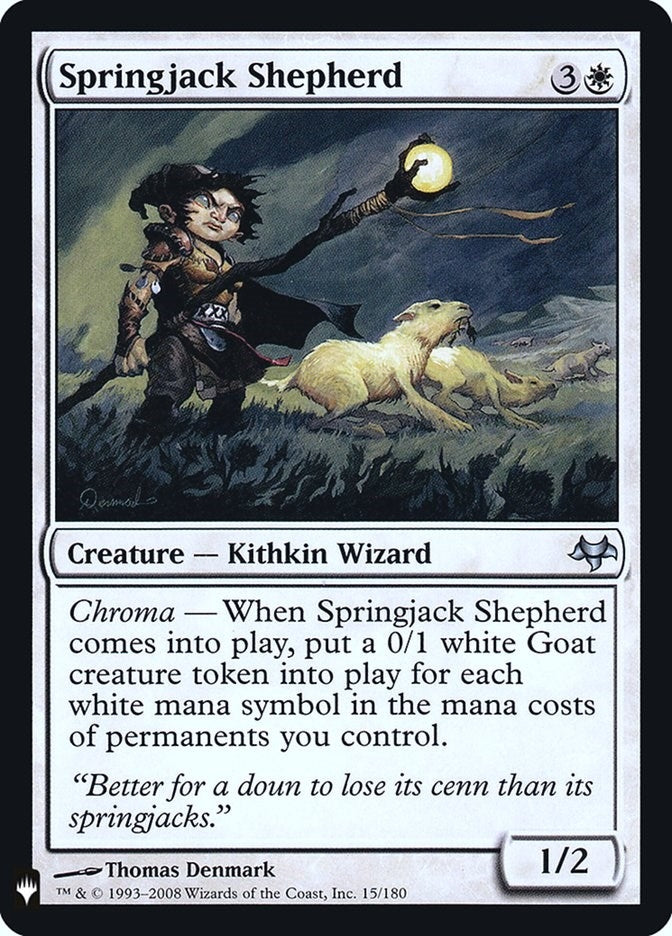 Image for Springjack Shepherd (15/180) [The List Reprints] - Magic: The Gathering