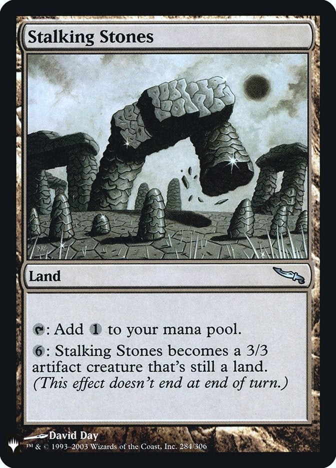 Image for Stalking Stones (284) [The List Reprints] - Magic: The Gathering