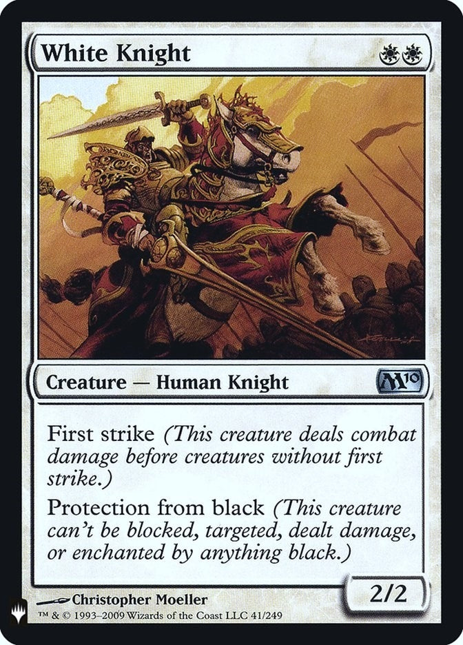 Image for White Knight (41) [The List Reprints] - Magic: The Gathering
