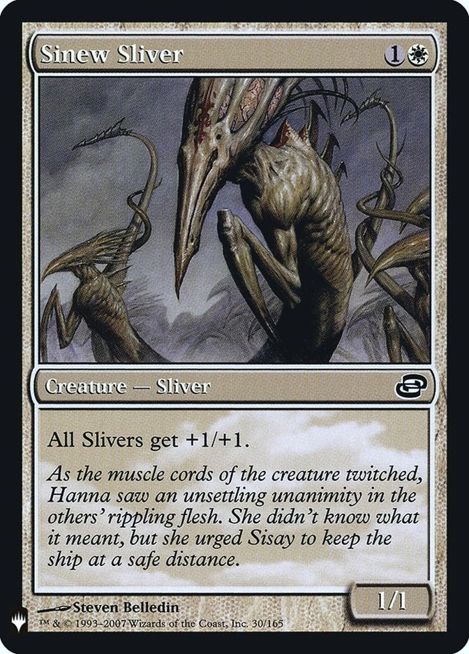 Image for Sinew Sliver (30) [The List Reprints] - Magic: The Gathering