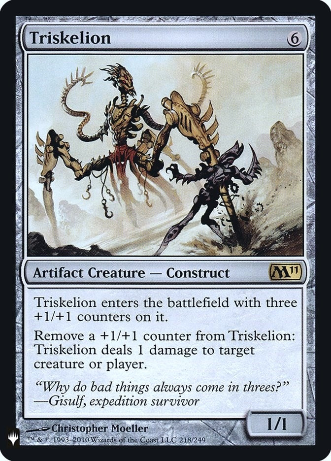 Image for Triskelion (218) [The List Reprints] - Magic: The Gathering