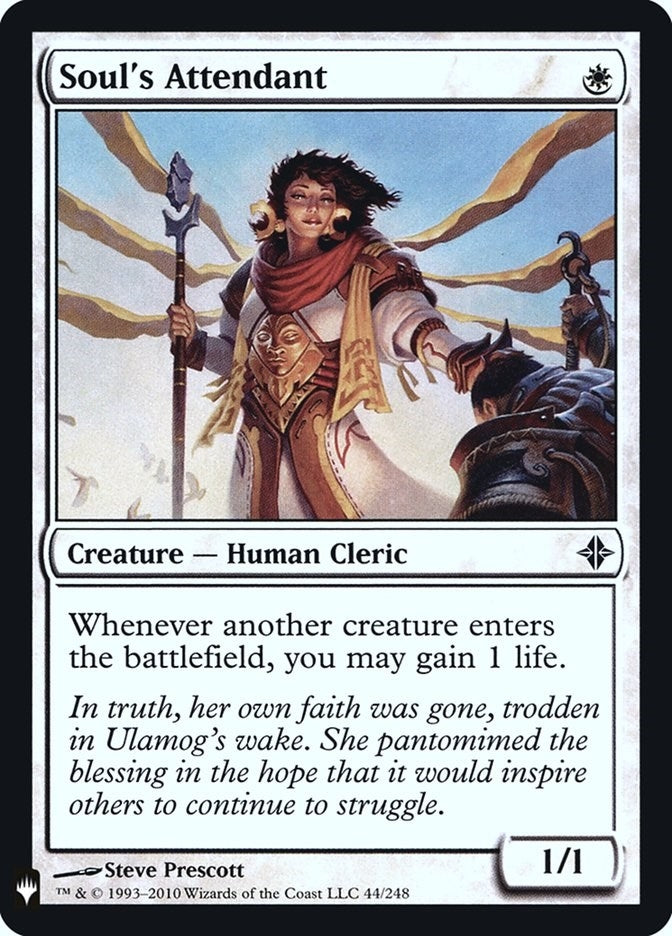 Image for Soul's Attendant (44) [The List Reprints] - Magic: The Gathering