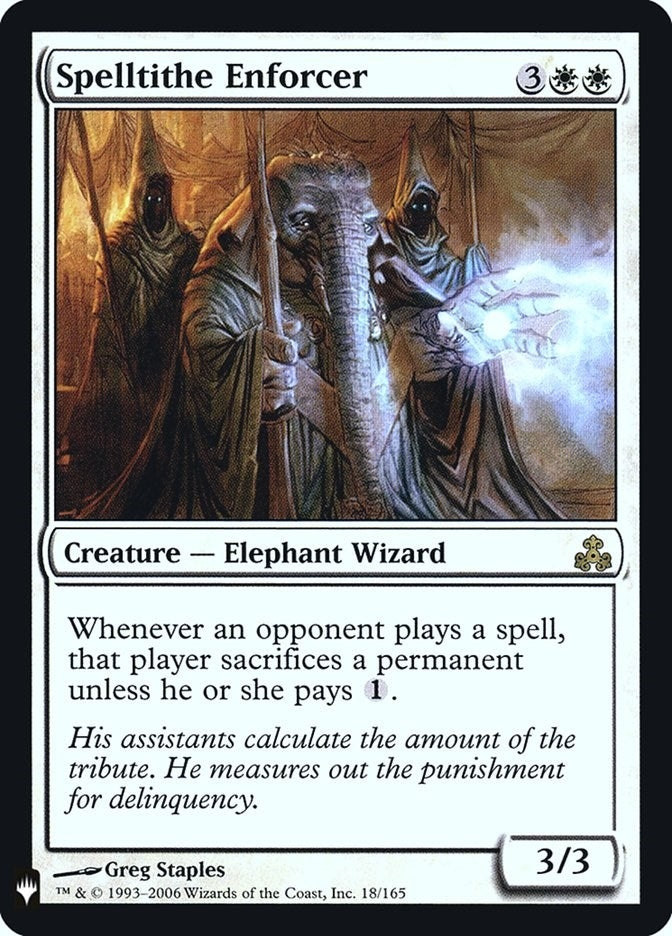 Image for Spelltithe Enforcer (18) [The List Reprints] - Magic: The Gathering