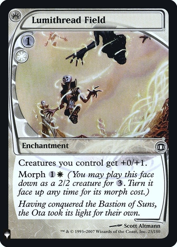 Image for Lumithread Field (25) [The List Reprints] - Magic: The Gathering