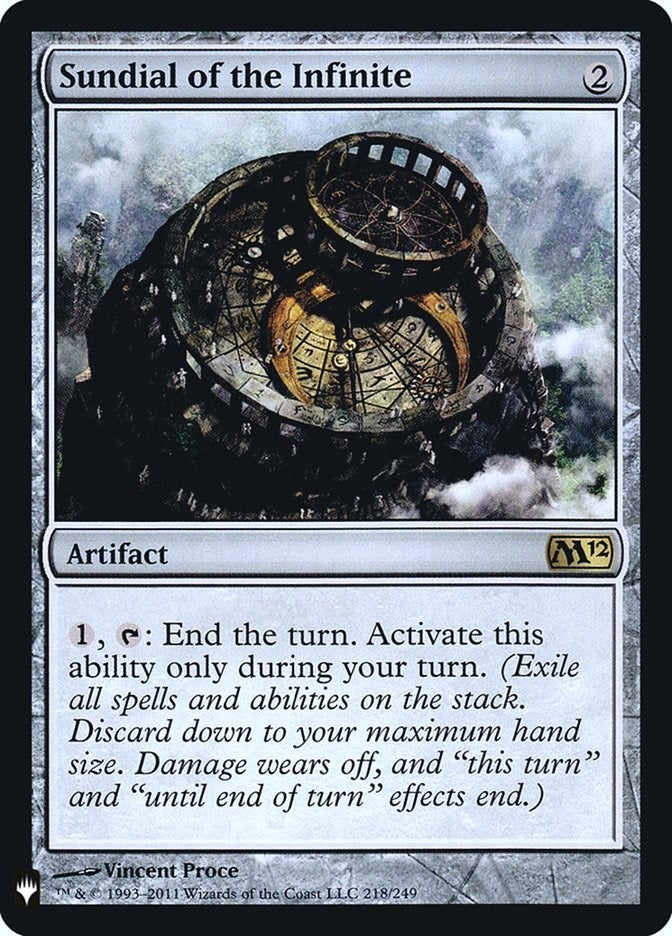Image for Sundial of the Infinite (218) [The List Reprints] - Magic: The Gathering