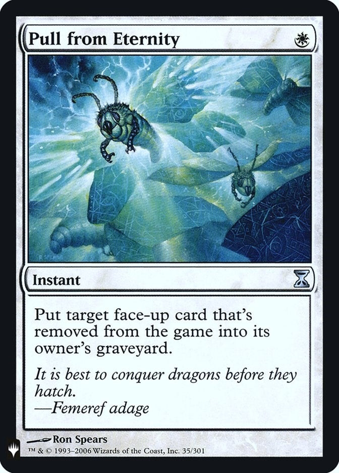 Image for Pull from Eternity (35) [The List Reprints] - Magic: The Gathering