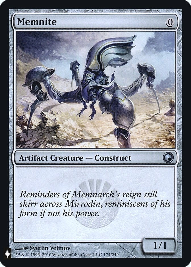 Image for Memnite (174) [The List Reprints] - Magic: The Gathering